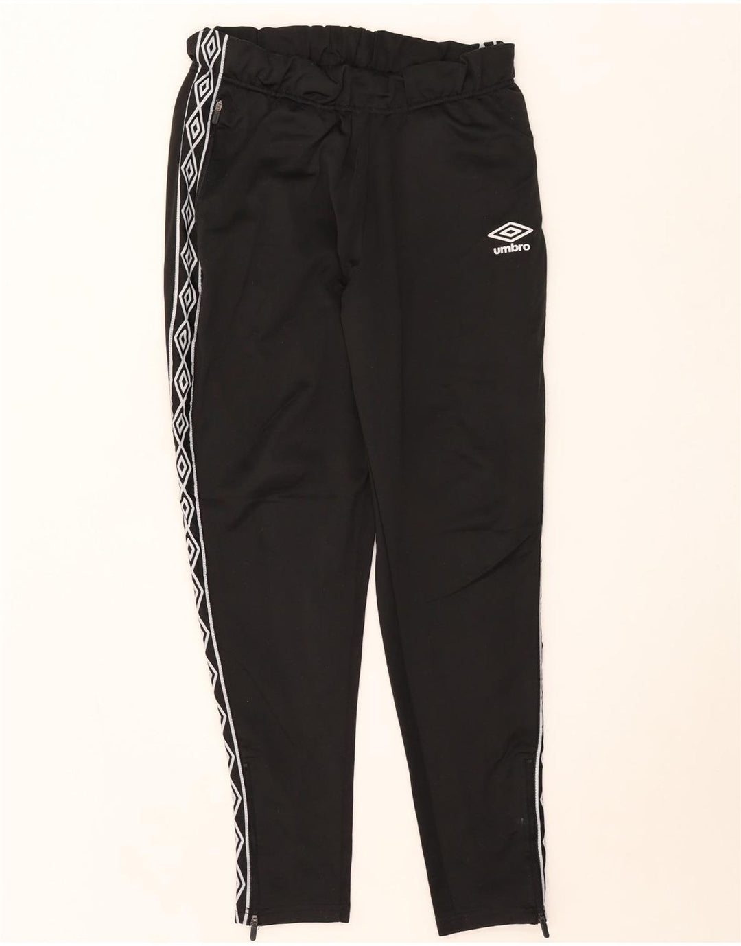 Umbro Herren-Trainingshose mit Grafik, groß, aus schwarzem Polyester