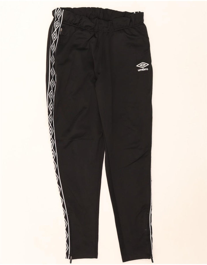 Umbro Herren-Trainingshose mit Grafik, groß, aus schwarzem Polyester