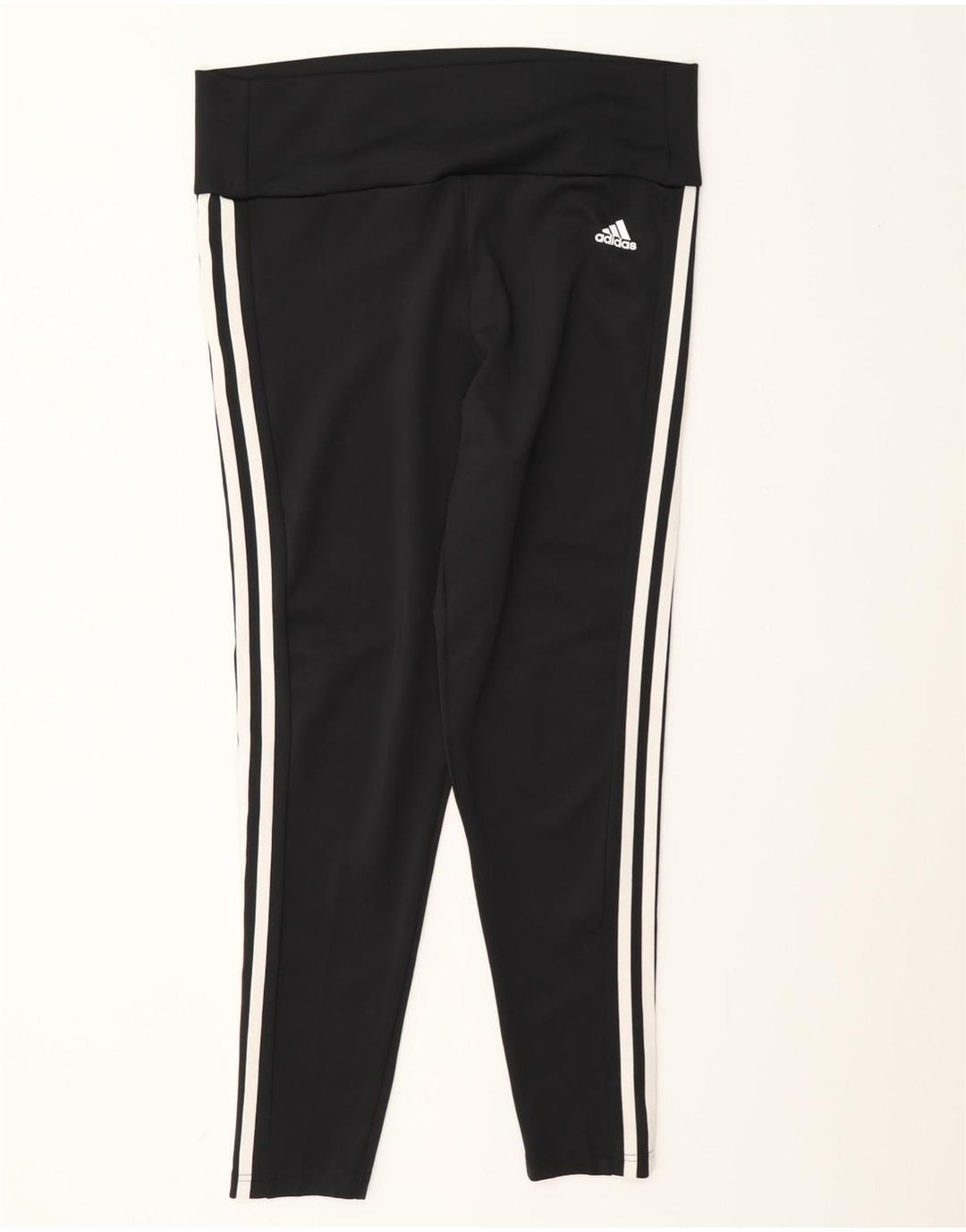 Adidas Damen Aeroready Leggings UK 16/18 Large Schwarz Polyester