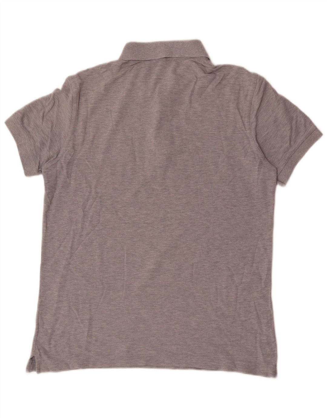 Benetton Herren Poloshirt Mittelgrau