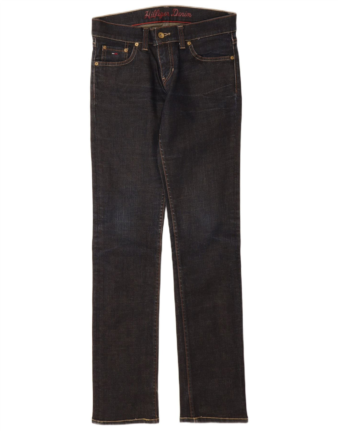 TOMMY HILFIGER Damen Slim Jeans W26 L32 Marineblau