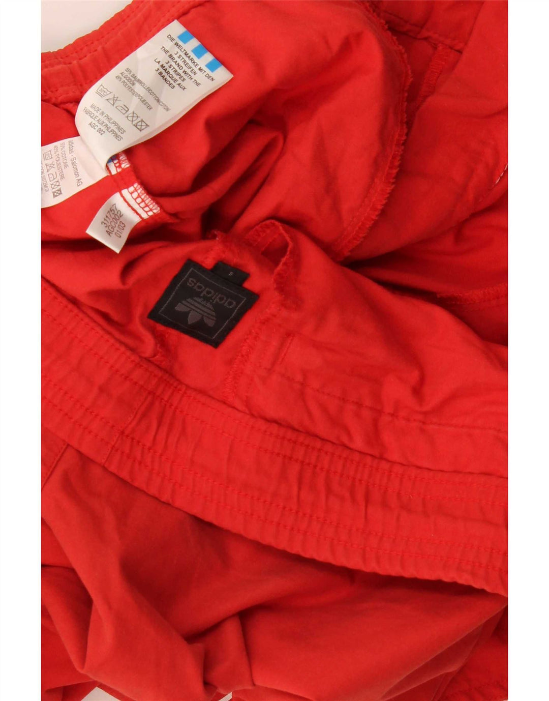 Adidas Herren Graphic Casual Shorts Small W29 Rote Baumwolle