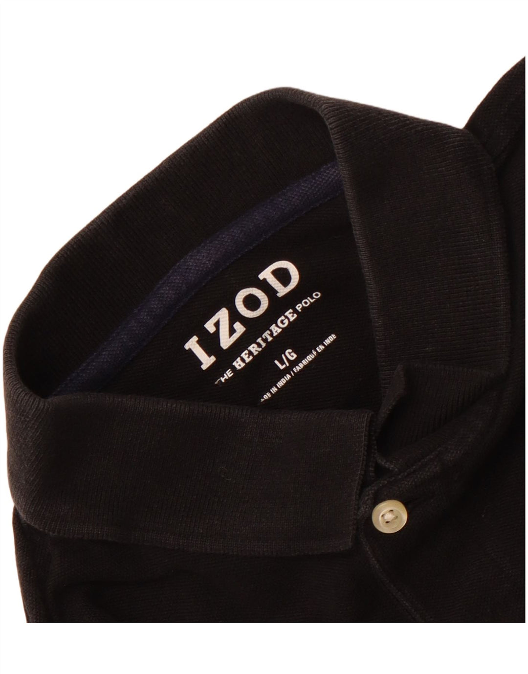 IZOD Herren Poloshirt Large Schwarz