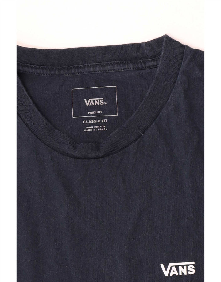 Vans Herren-T-Shirt mit klassischer Passform, mittelmarineblaue Baumwolle