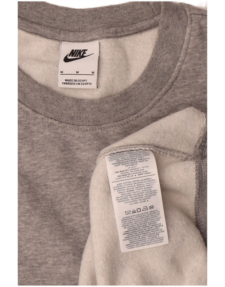Nike Herren Sweatshirt Pullover Mittelgrau Gefleckte Baumwolle