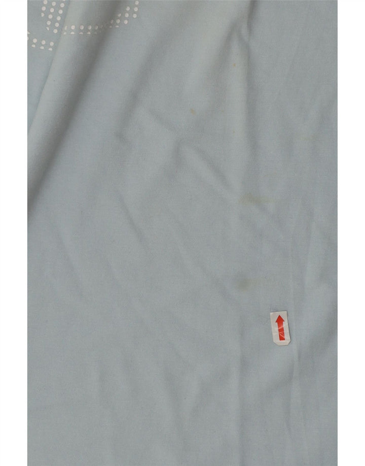 Fila Herren Grafik T-Shirt Top Small Blau Baumwolle