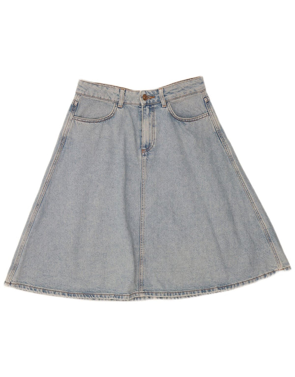 Zara Damen Jeansrock Medium W28 Blau