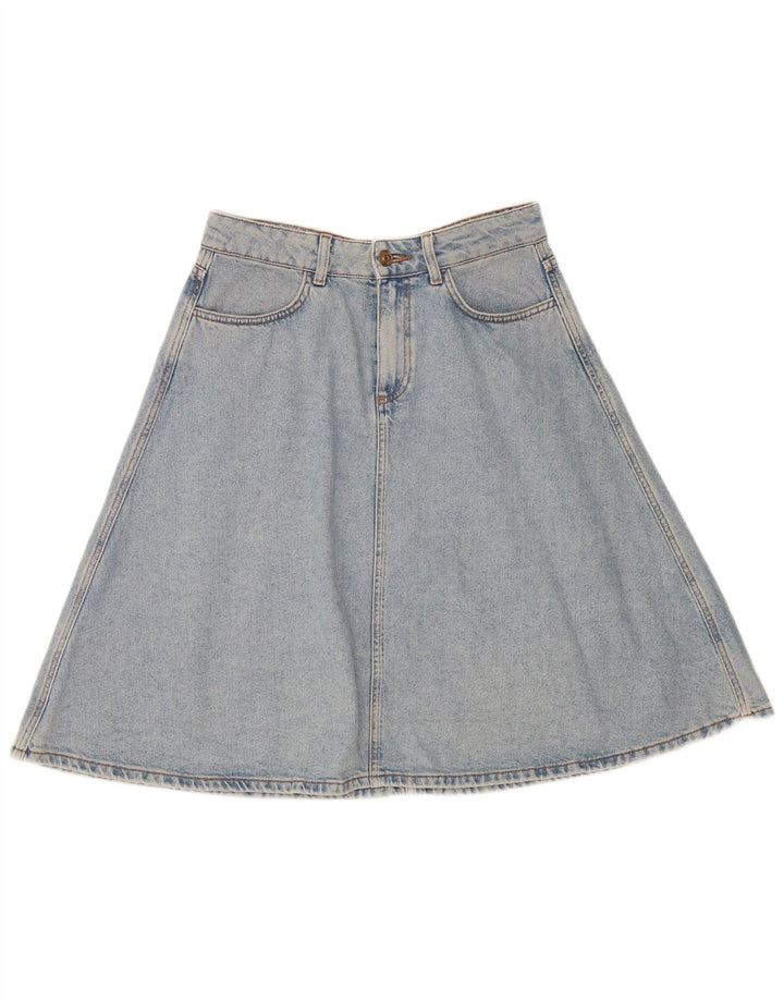 Zara Damen Jeansrock Medium W28 Blau