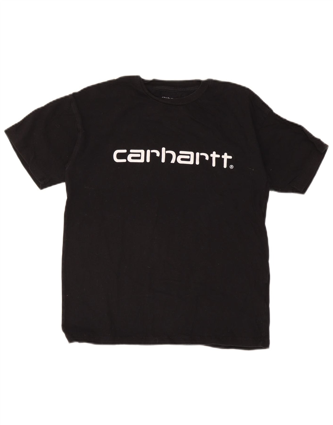 Carhartt Herren Graphic T-Shirt Top Small Schwarz Baumwolle
