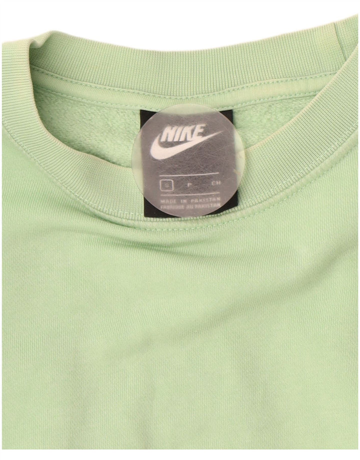 NIKE Damen-Sweatshirt in Übergröße, Gr. 10, Größe S, Grün, Baumwolle