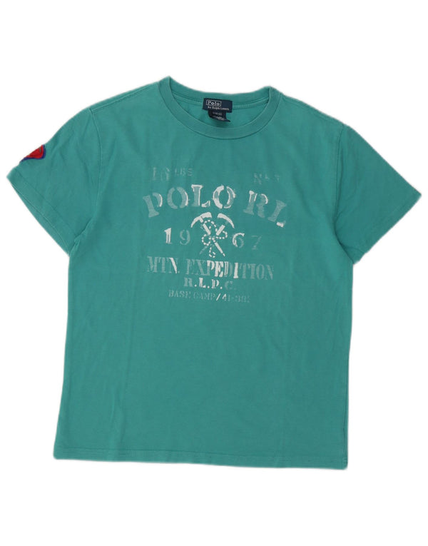 Polo Ralph Lauren Grafik-T-Shirt für Jungen, 10–11 Jahre, Mitteltürkis