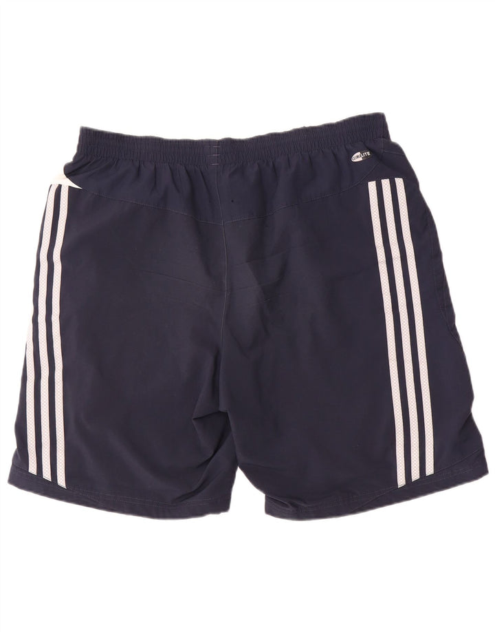 Adidas Herren Climalite Sportshorts, groß, marineblau, Farbblock-Polyester