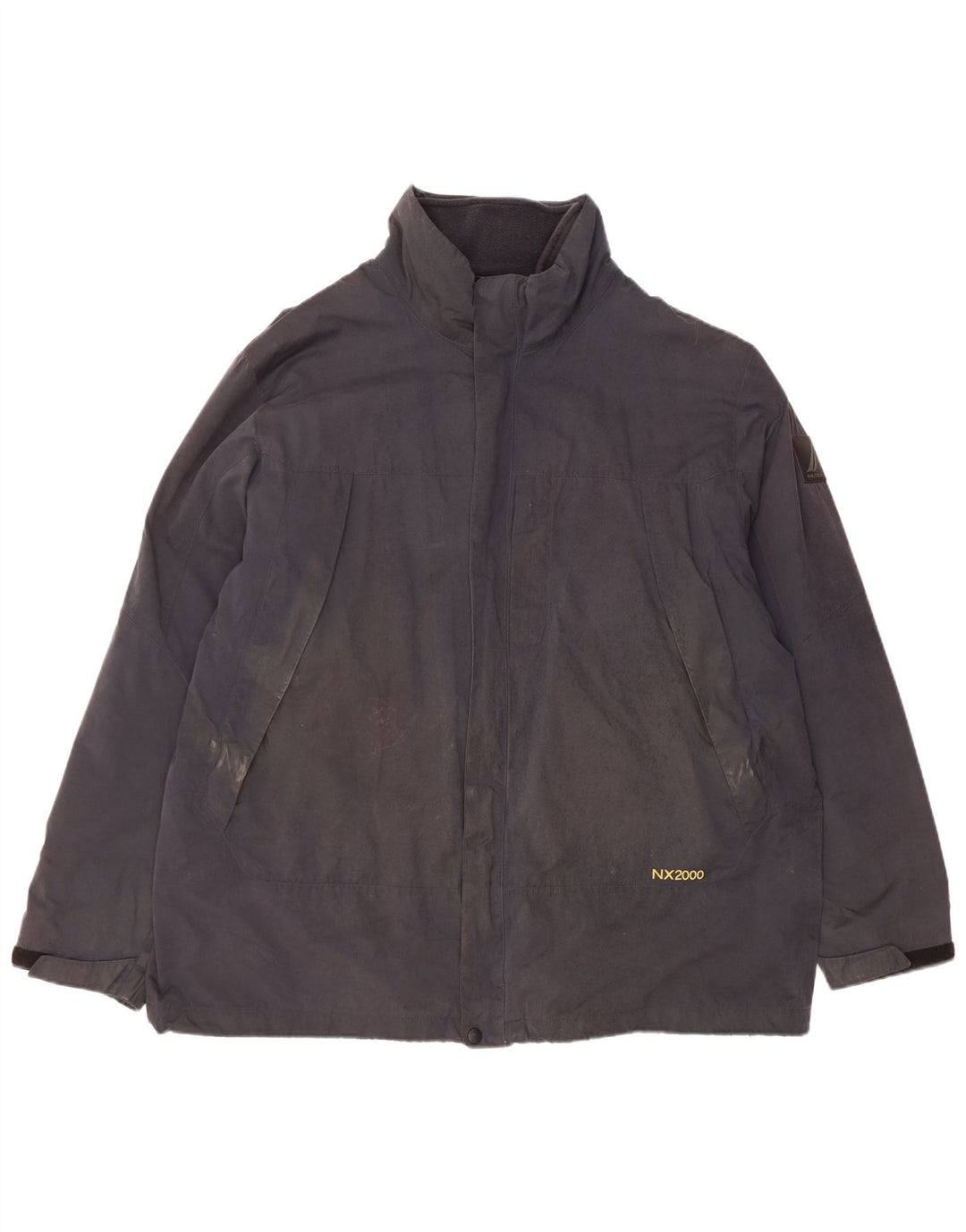 Nautica Herren Windjacke UK 42 XL Schwarz Polyester