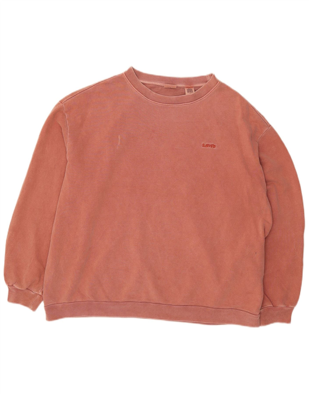 Levi's Damen-Sweatshirt in Übergröße, Größe UK 14, mittelrot, Baumwolle
