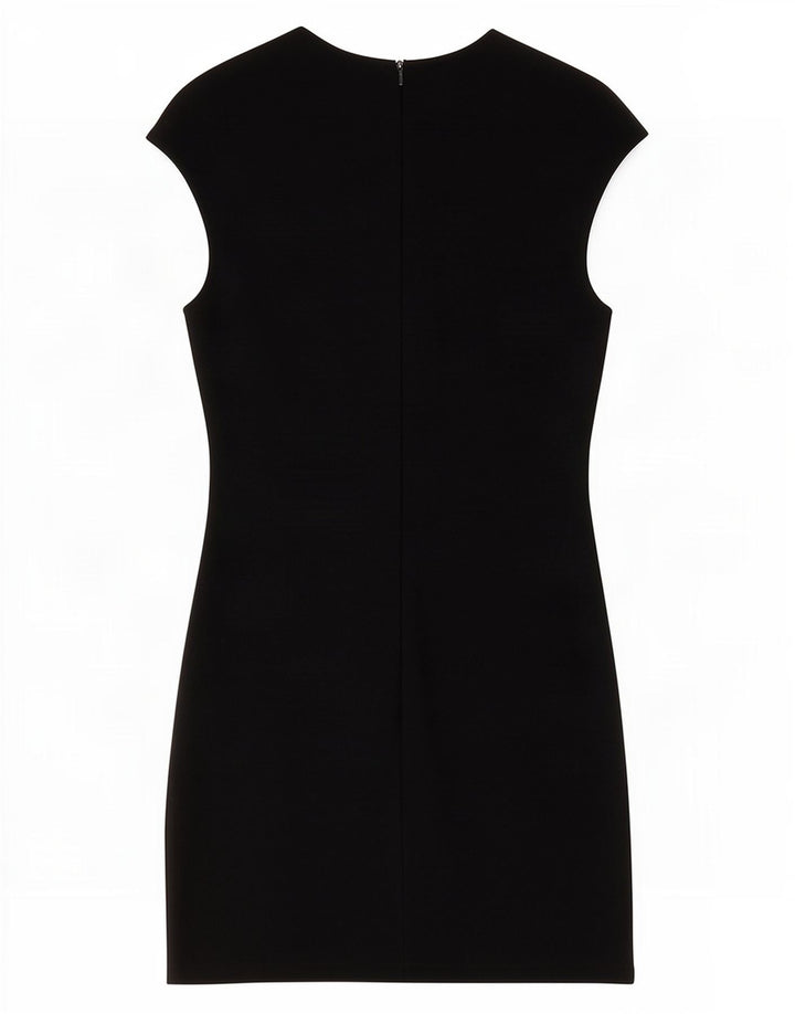 Zara Damen Etuikleid UK 8 Small Schwarz Polyester