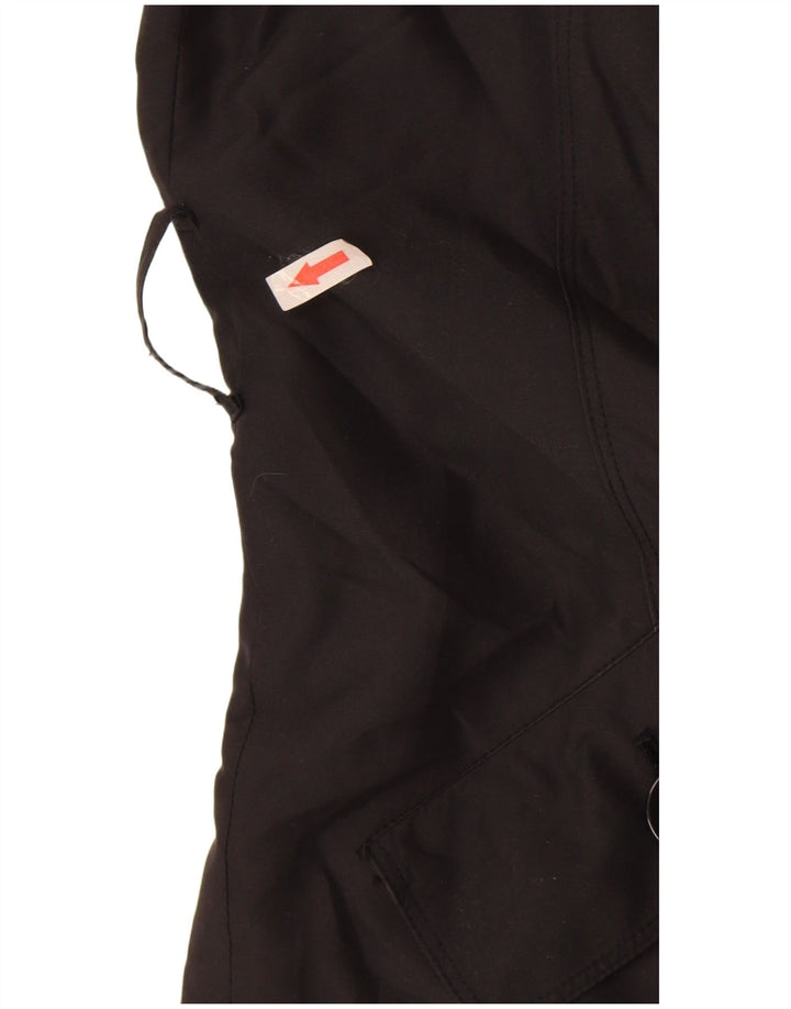 Marks & Spencer Damen Trenchcoat UK 14 Large Schwarz Polyester