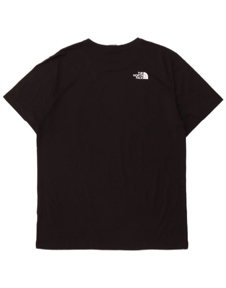 THE NORTH FACE Herren-T-Shirt mit Grafik, Größe L, Schwarz, Baumwolle