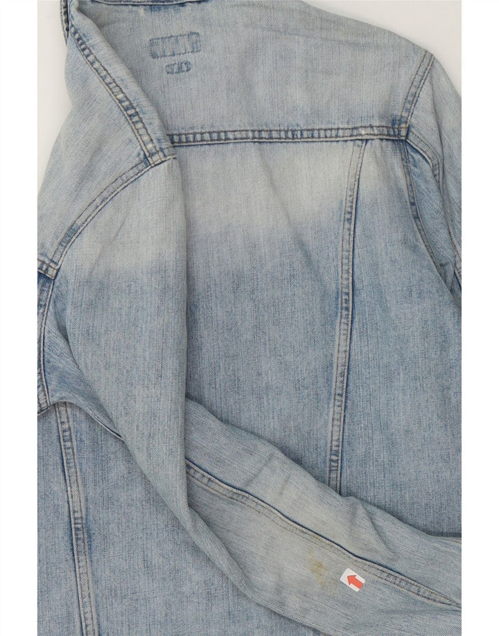 MUSTANG Womens Denim Jacket UK 14 Medium Blue Vintage Mustang and Second-Hand Mustang from Messina Hembry 