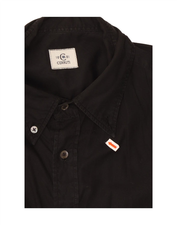 CERRUTI 1881 Herren Grafikshirt XL Schwarz