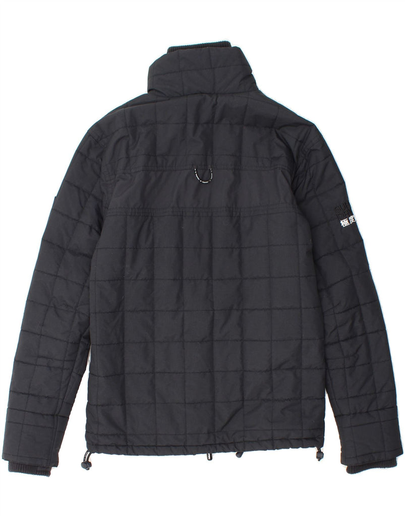 SUPERDRY Mens Windcheater Padded Jacket XS Black Nylon Vintage Superdry and Second-Hand Superdry from Messina Hembry 