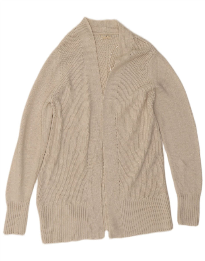Offener Cardigan für Damen von Fat Face, Gr. 10, Small, Beige, Acryl