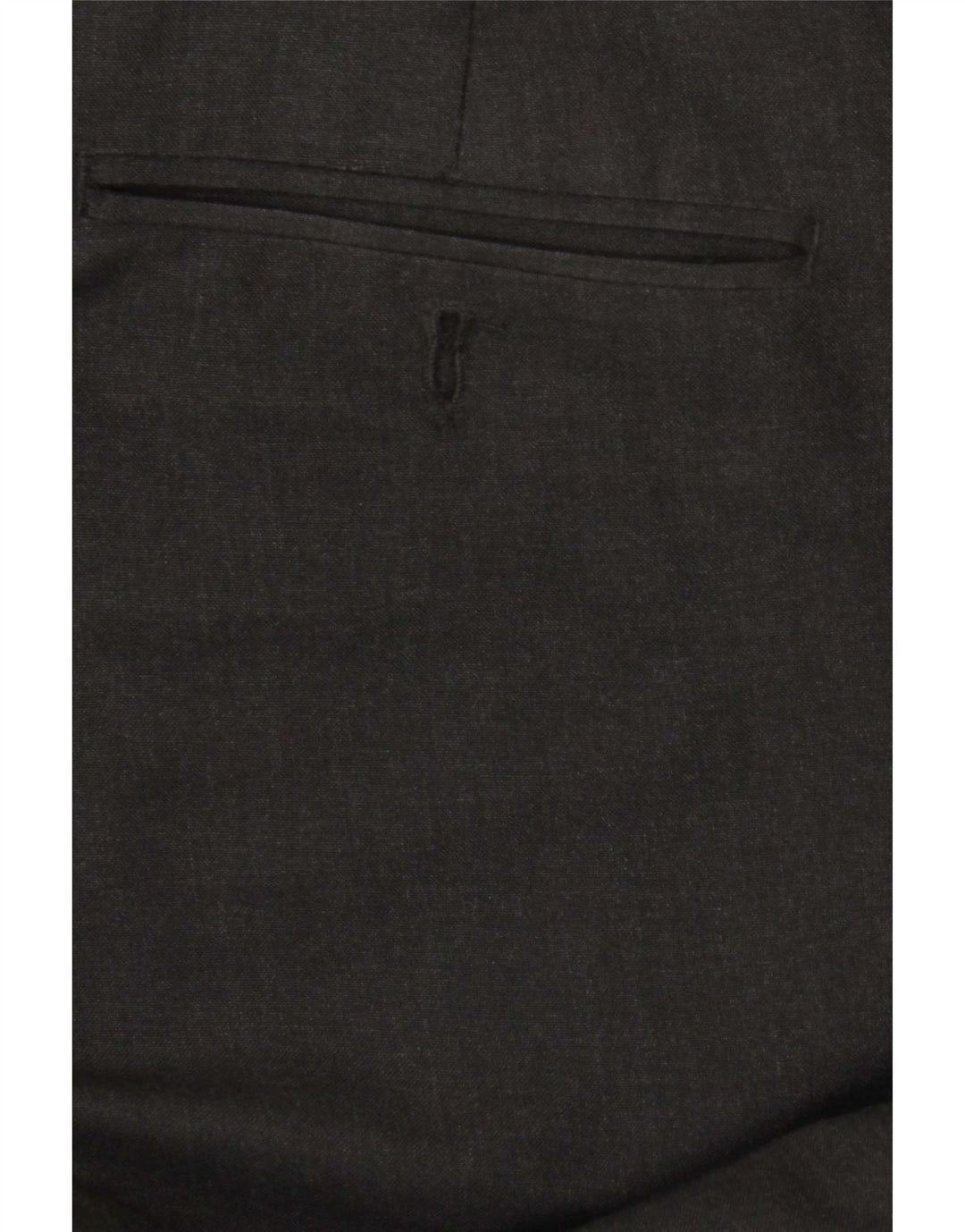 Marks & Spencer Maßgeschneiderte, gerade Anzughose für Herren, W38, L31, Grau, Polyester
