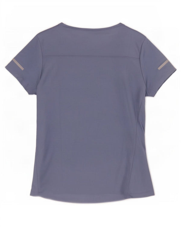 Adidas Damen Lauf-T-Shirt Top UK 8/10 Small Lila Polyester