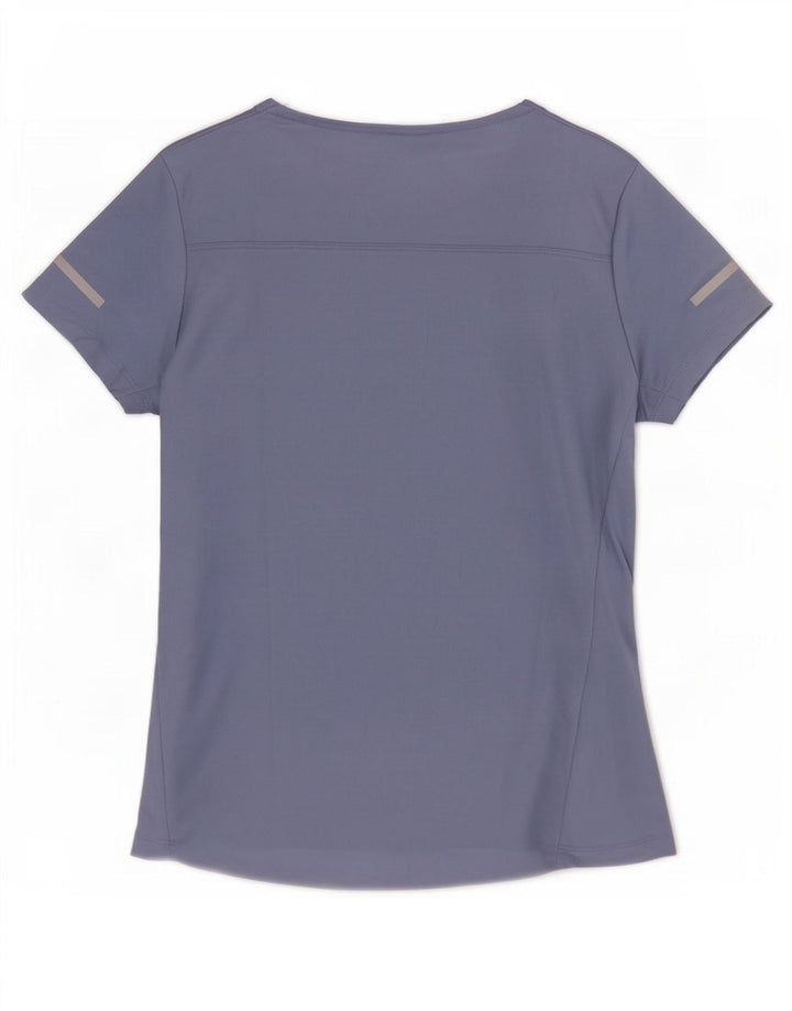 Adidas Damen Lauf-T-Shirt Top UK 8/10 Small Lila Polyester