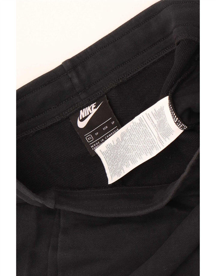 Nike Herren-Sportshorts XS aus schwarzer Baumwolle