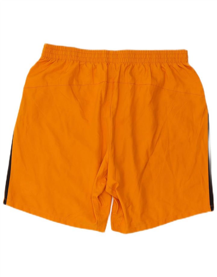 Umbro Herren Graphic Sport Shorts XL Orange Colourblock Polyester