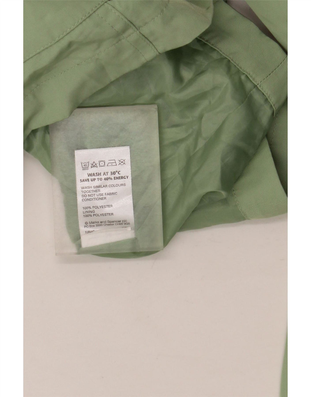 Marks & Spencer Damen-Utility-Jacke mit Kapuze, UK 14, Größe L, grün, Polyester