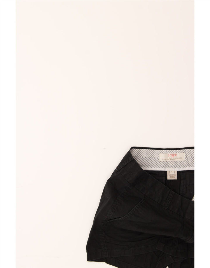 J. CREW Womens Chino Shorts US 4 Small W27  Black Cotton Vintage J. Crew and Second-Hand J. Crew from Messina Hembry 