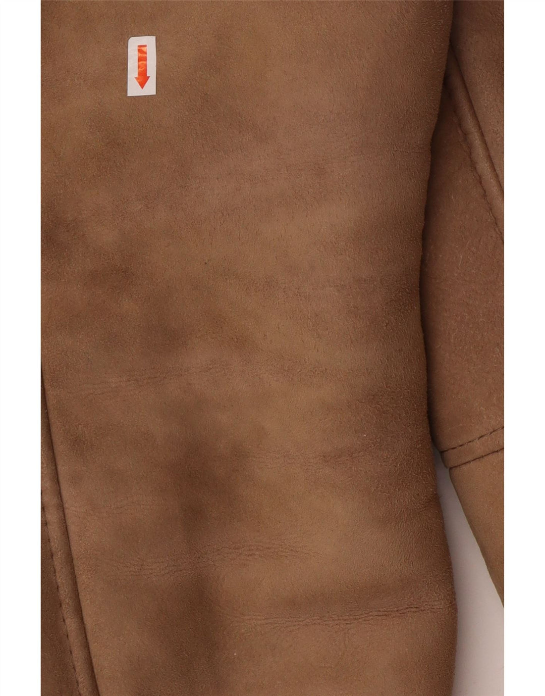 VINTAGE Herren Shearling Jacke IT 50 Großes braunes Shearling