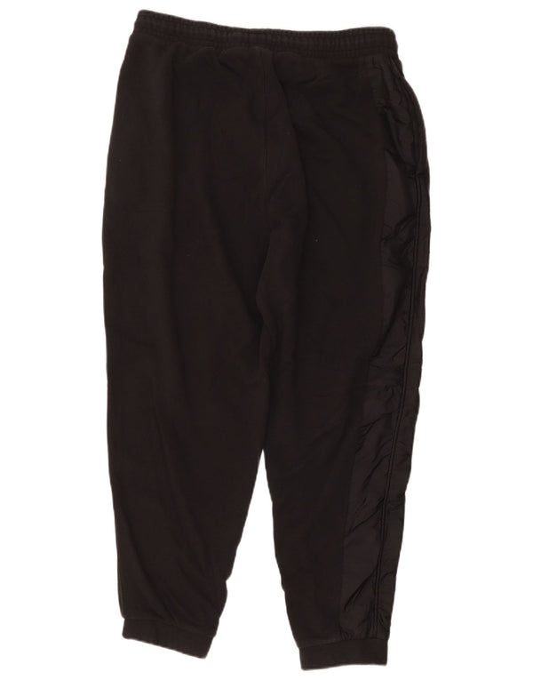 Puma Herren-Trainingshose, Jogginghose, groß, schwarz gestreift, Baumwolle