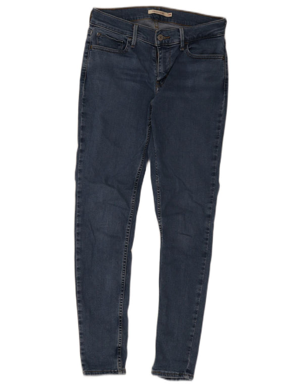 Levi's Damen 710 Super Skinny Jeans W28 L28 Blaue Baumwolle