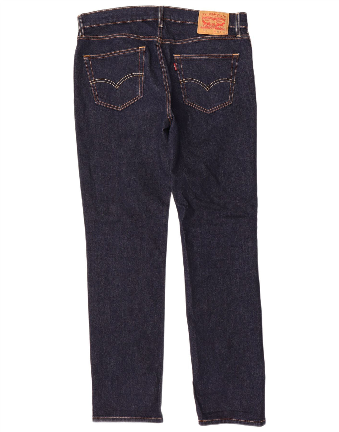Levi's Herren 511 Slim Jeans W34 L32 Marineblau Baumwolle