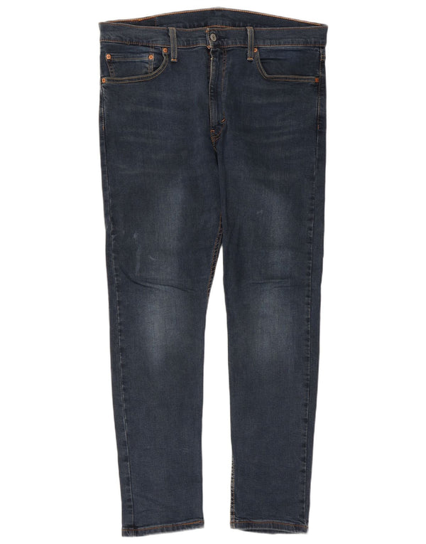 Levi's Damen 512 Slim Tapered Jeans W36 L32 Blaue Baumwolle