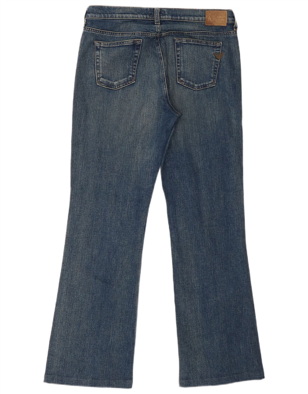 Armani Damen Indigo Bootcut Jeans W32 L30 Blau