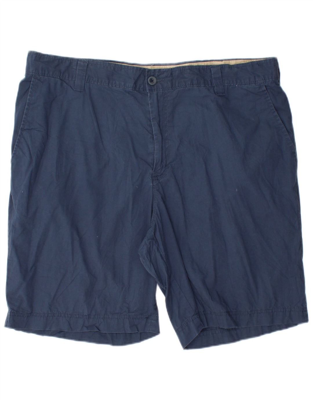 IZOD Herren Salt Water Chino Shorts W40 XL Marineblaue Baumwolle