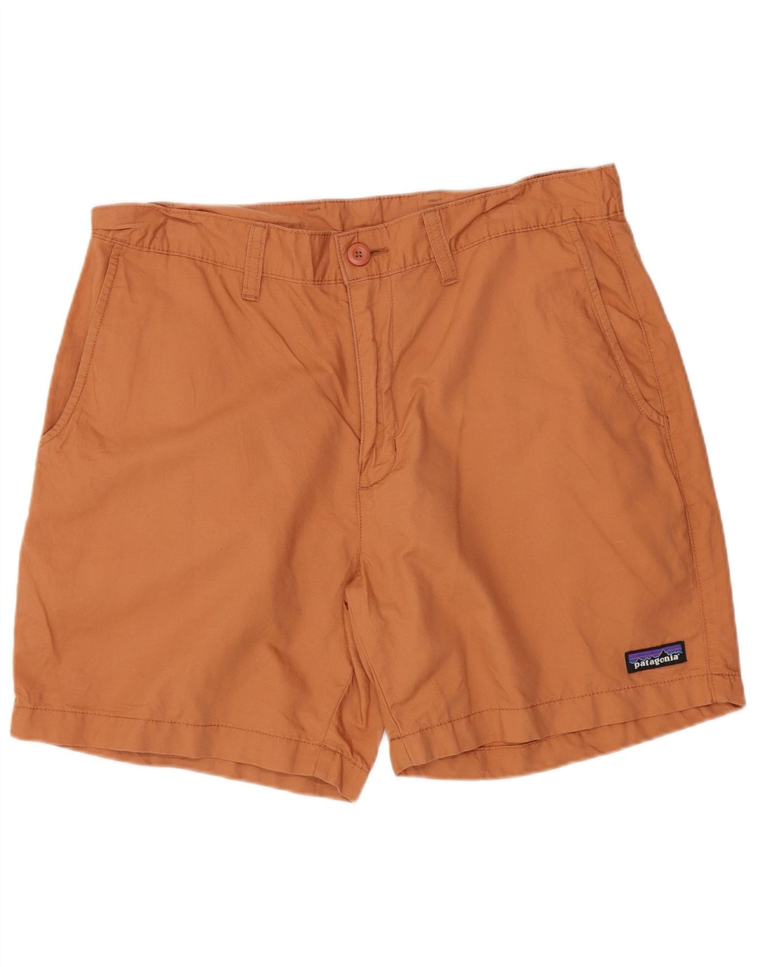 Patagonia Herren Chinoshorts W32 Mittelorange Baumwolle