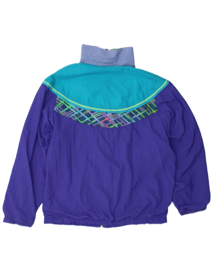 LOTTO Herren-Trainingsanzug-Oberteil, Jacke, groß, lila, Colourblock-Polyamid