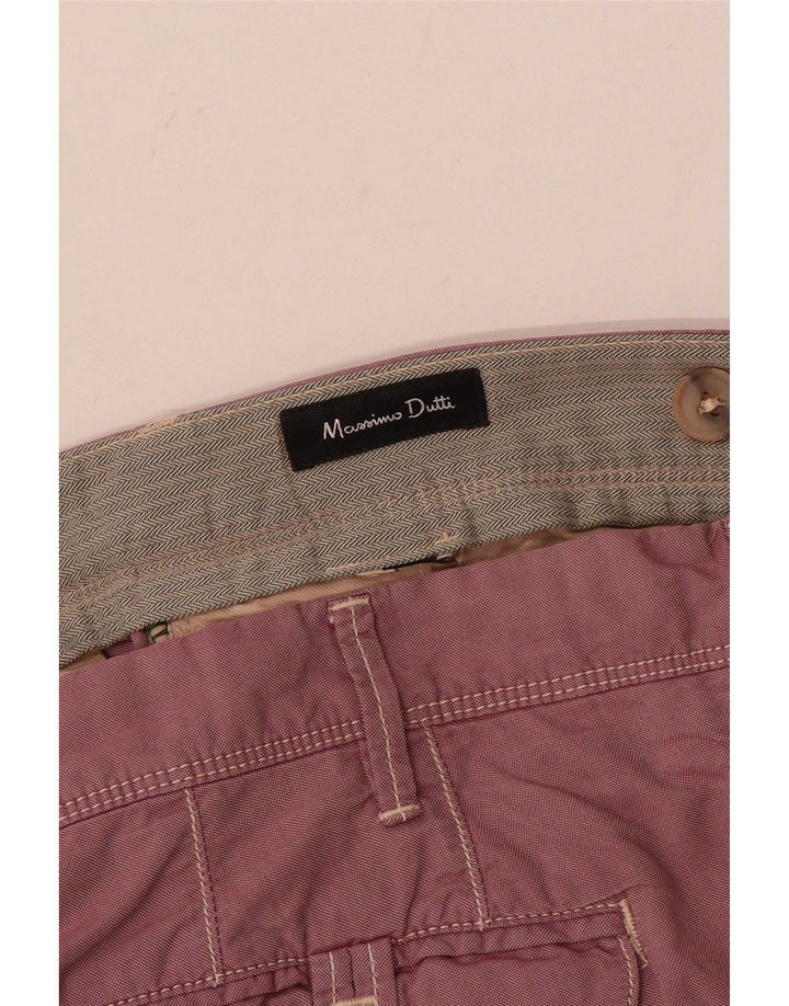 Massimo Dutti Herren gerade Chinohose W34 L30 Rosa
