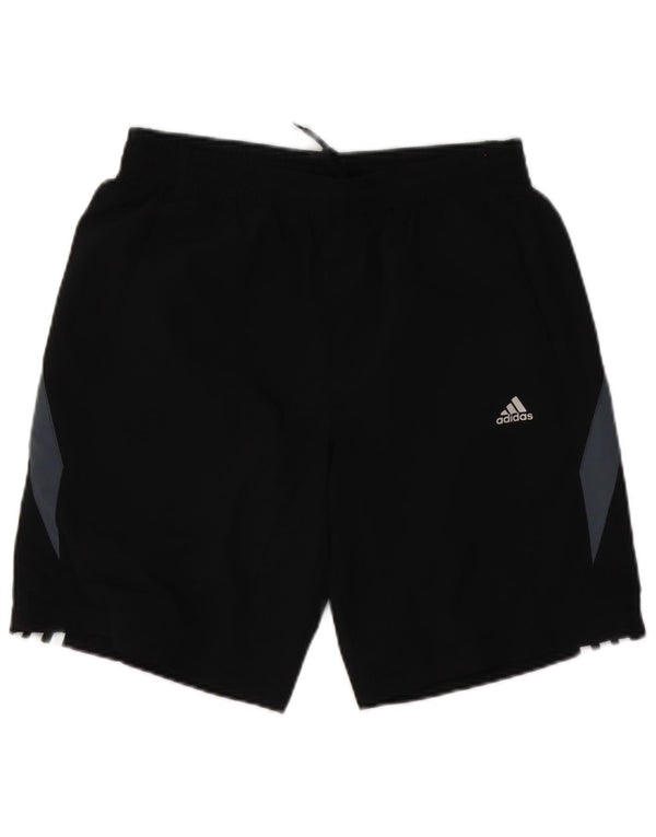 Adidas Herren Climalite Sport Shorts Small Schwarz Colourblock Polyester
