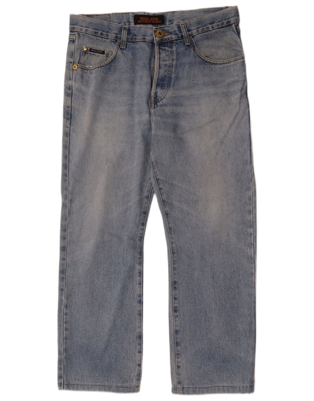 Rica Lewis Herren Straight Jeans W33 L28 Blau