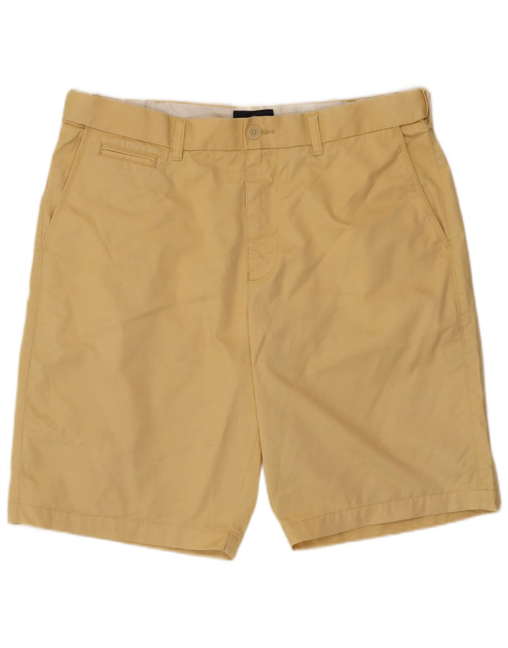 Marks & Spencer Herren-Chinoshorts W36, Größe L, Gelb, Baumwolle