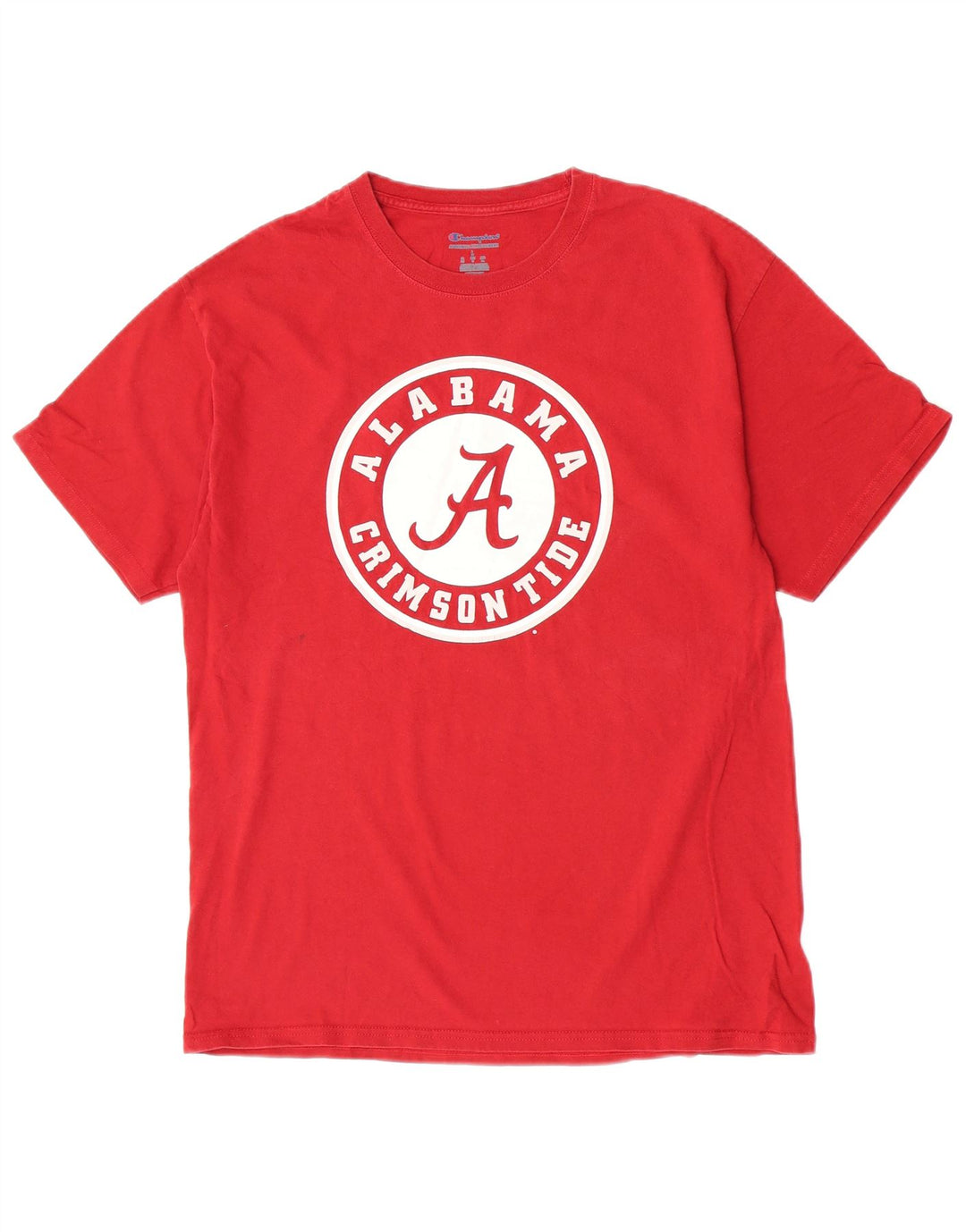 Champion Herren-T-Shirt mit Grafik, Größe L, aus roter Baumwolle