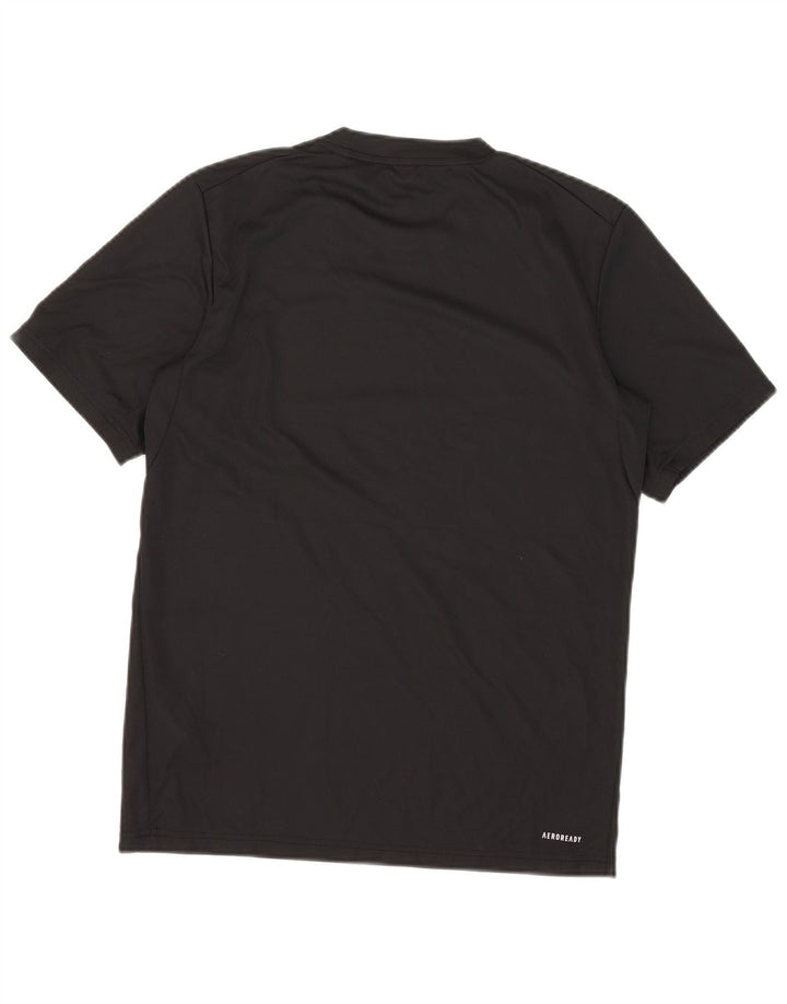 Adidas Herren Aeroready T-Shirt Top Small Schwarz Polyester