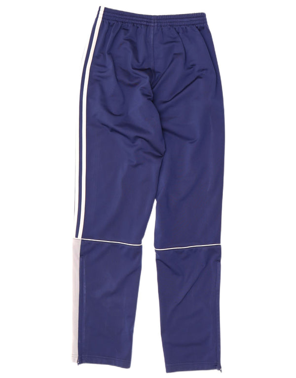 Adidas Trainingshose für Jungen, 13–14 Jahre, blaues Colourblock-Polyester