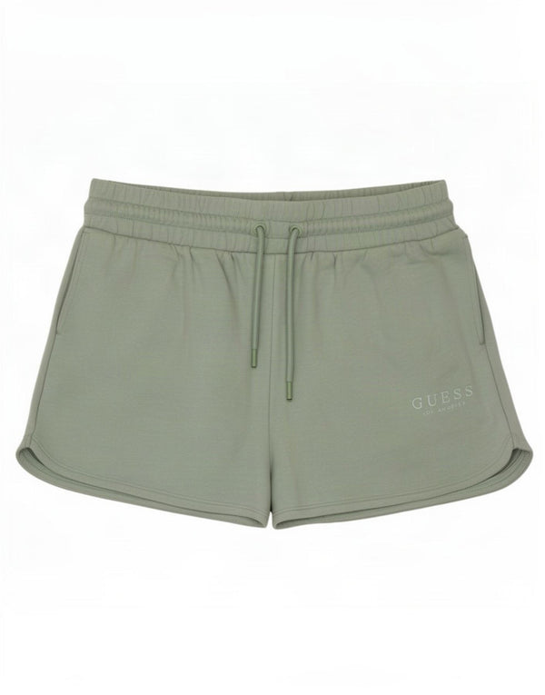 Guess Damen Sportshorts UK 16 Large Türkis Baumwolle