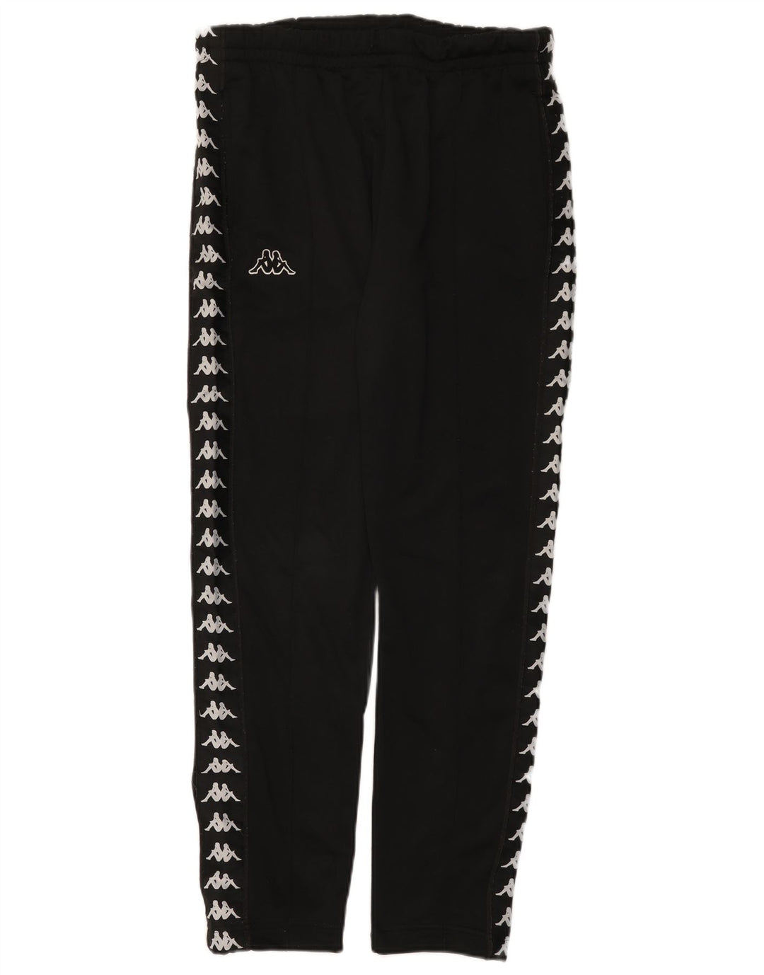 Kappa Herren-Trainingshose mit Grafik, mittelschwarz, Polyester